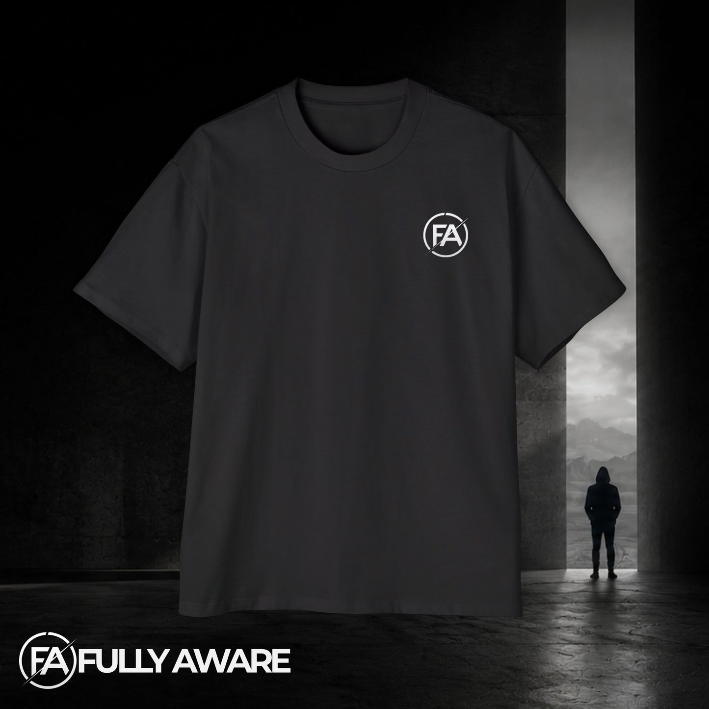 FULLY AWARE. YOU ARE NOT ALONE. | Oversized Heavyweight T-Shirt.