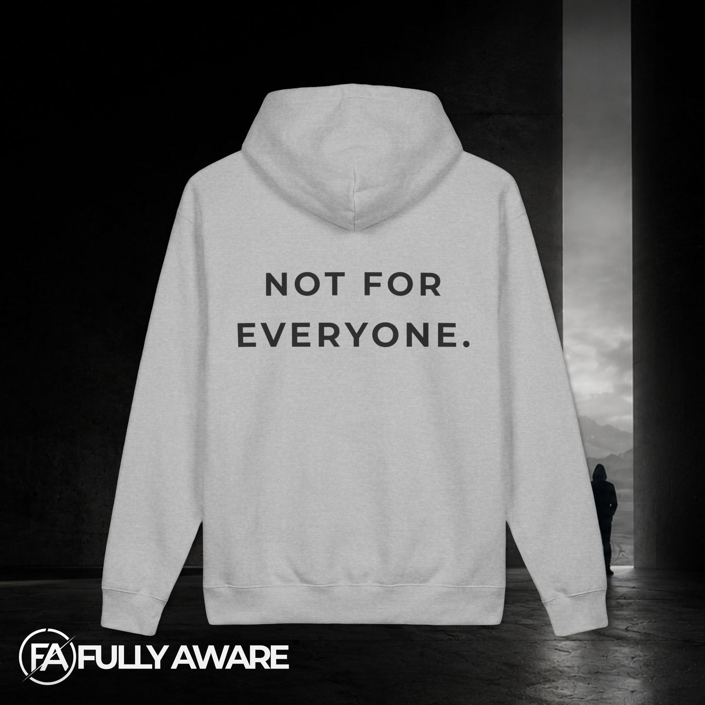 FULLY AWARE. NOT FOR EVERYONE. | Premium Heavyweight Oversized Hoodie